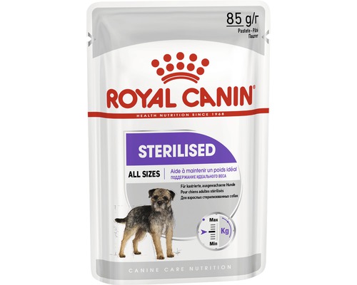 Hundmat ROYAL CANIN Sterilised Adult Loaf 12x85g Royal Canin Sterilised hundfoder för alla storlekar, 85 gram