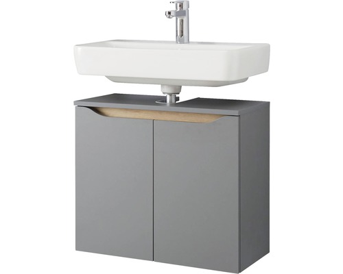 Tvättställsskåp med handfat och armatur