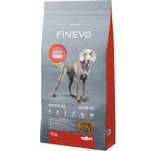 Hundmat FINEVO Sensitive Dog lax spannmålsfritt 12kg-thumb-0