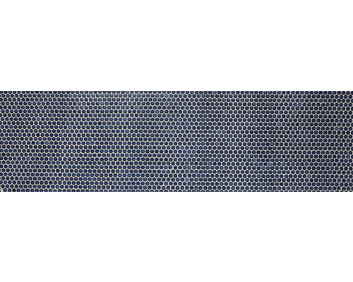 Mosaikplatta med runda, blå element