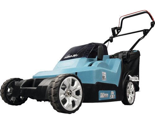 Makita batteridriven gräsklippare med uppsamlare
