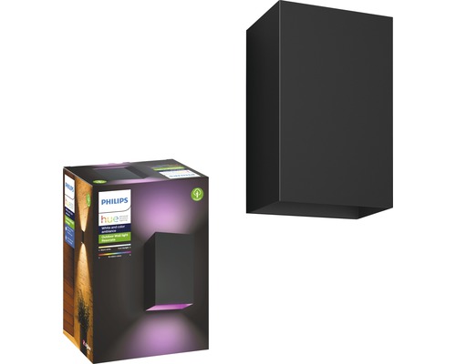 Philips Hue utomhusvägglampa och förpackning