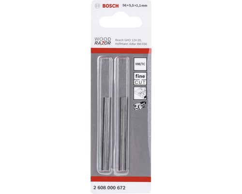 Bosch Hyvelblad set 56x5,5x1,1 millimeter