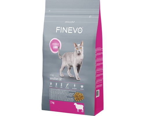 Kattmat FINEVO Sensitive Cat lamm 2kg