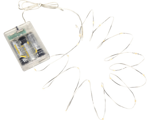 Batteridriven ljusslinga med varmvita ljus