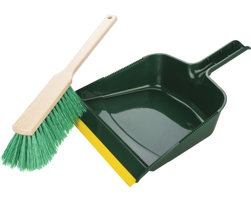 Sopset med handborste och skyffel