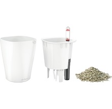 Självvattnande blomkruka LECHUZA Deltini Mini plast Ø10x13cm vit