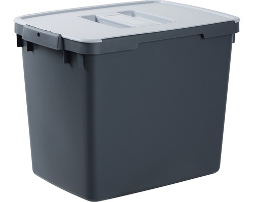 Förvaringslåda i plast med lock