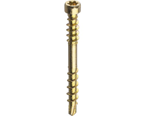 Listskruv GRABBER självborrande 3,3x35mm gulkrom C1 20-pack LTX35CHSB Torxskruv