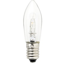 LED-lampa med E10-gänga och ljusform
