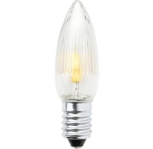 Klar E14 LED-lampa i droppform