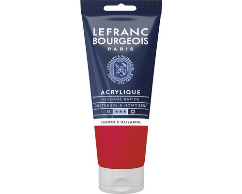 Akrylfärg LEFRANC BOURGEOIS alizarine carmine 80ml Tub akrylfärg från Lefranc Bourgeois