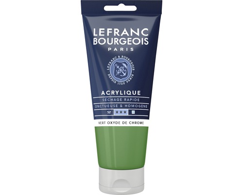 Akrylfärg LEFRANC BOURGEOIS green oxide chromium 80ml Lefranc Bourgeois akrylfärg kromoxidgrön