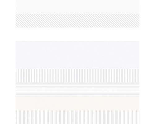 Kakel Dekor Brick Gradient Blanco vit creme grå matt 33,15x33,15x0,76cm Tapetmönster med ränder