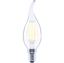 Kronljus FLAIR LED CL35 E14 2,2W(25W) 250lm 2700K varmvit med böjd topp klar