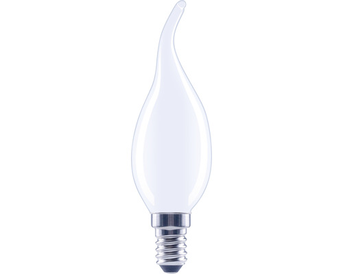 Kronljus FLAIR LED CL35 E14 4W(40W) 470lm 2700K varmvit dimbar med böjd topp matt Ljuslykta med E14 sockel