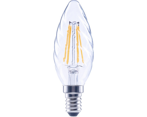 Kronljus FLAIR LED CT35 E14 4W(40W) 470lm 2700K varmvit vriden dimbar klar Kronljus FLAIR LED CT35 E14 4W(40W) 470lm 2700K varmvit vriden dimbar klar