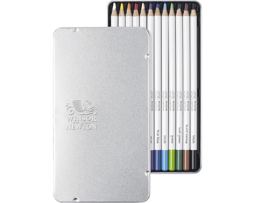 Winsor Newton färgpennor i metallfodral