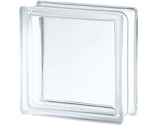 Glasblock slät klarglas 190x190x80mm Glasblock slät klarglas 190x190x80mm