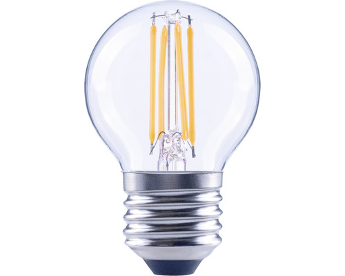 Klotlampa FLAIR LED G45 E27 4W(40W) 470lm 2700K varmvit dimbar klar Klar LED-lampa med E27 sockel