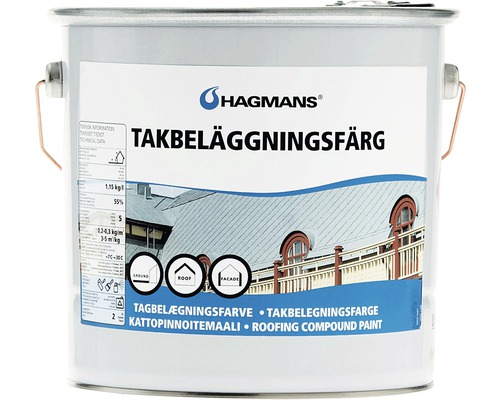 Takbeläggningsfärg svart 4kg Takbeläggningsfärg svart 4kg
