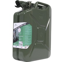 Bränslebehållare av stål, rymmer 20 liter