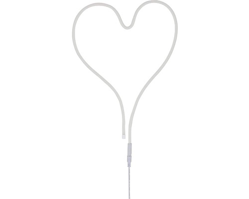 Hjärtformad LED-ljusslinga för dekoration