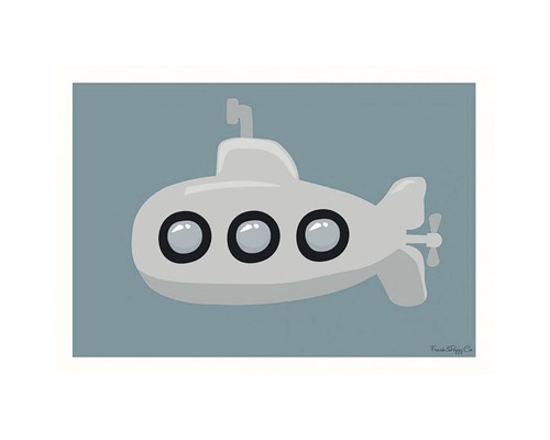 Illustration av en ubåt