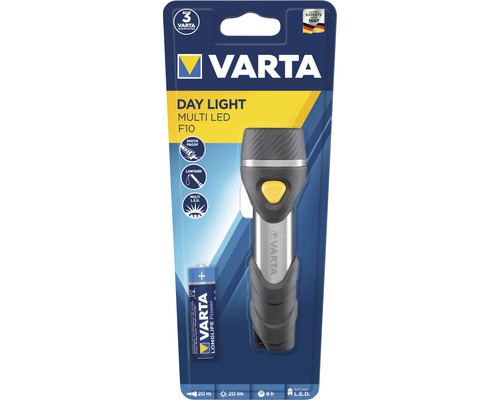 Varta Day Light Multi LED F10 ficklampa med batteri