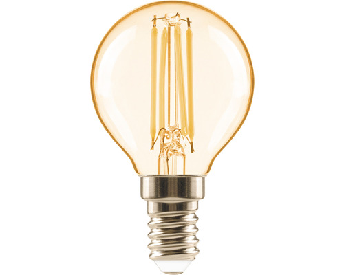 Klotlampa FLAIR LED G45 E14 4W(33W) 380lm 2000K varmvit amber