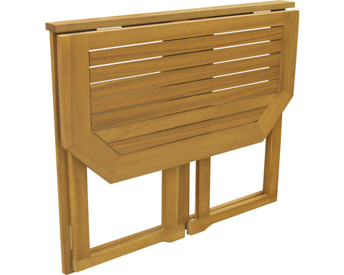 Hopfällt trädgårdsbord av trä