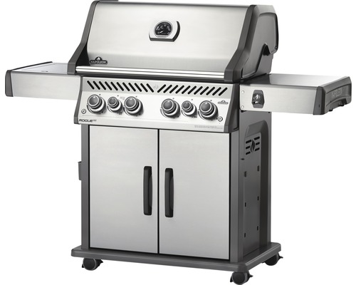 Napoleon gasolgrill med sidohyllor och underskåp