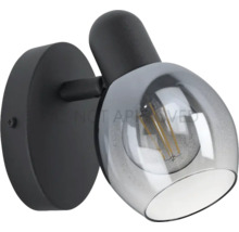 Vägglampa med glasskärm för inomhusbruk