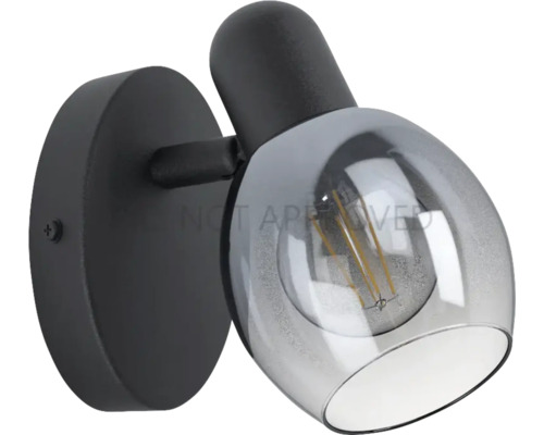 Vägglampa med glasskärm för inomhusbruk