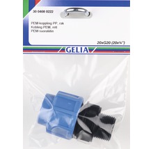 PEM-koppling PP, rak, 20xG20