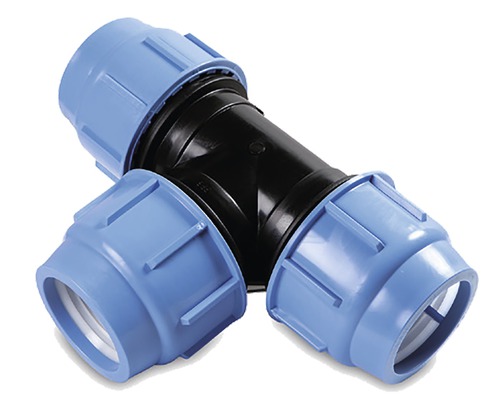 T-koppling för PE-rör