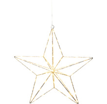 Dekorativ stjärna med belysning för upphängning