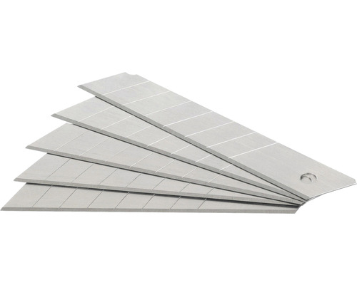 Flera reservblad i metall för brytbladsknivar