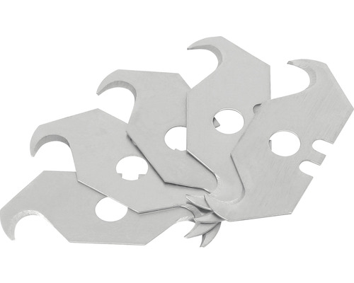 Reservblad för krokkniv 61x18mm 5-pack Flera notfräsblad