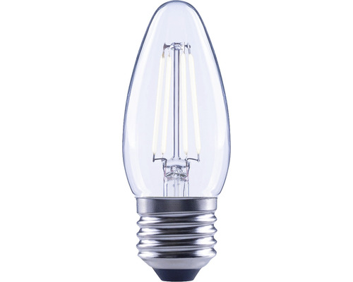 Kronljus FLAIR LED C35 E27 2,2W(25W) 250lm 4000K neutralvit dimbar klar Ljusstake med LED-teknik och E14-sockel