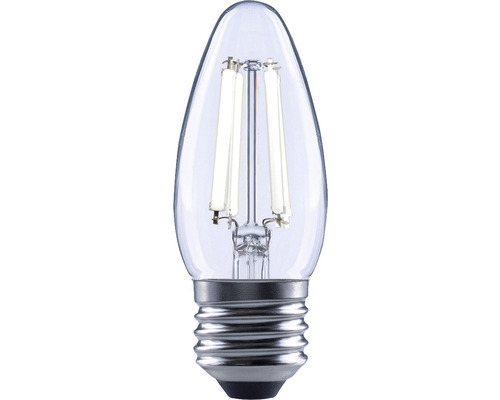 Kronljus FLAIR LED C35 E27 6W(60W) 806lm 4000K neutralvit dimbar klar Ljuskälla med LED-filament