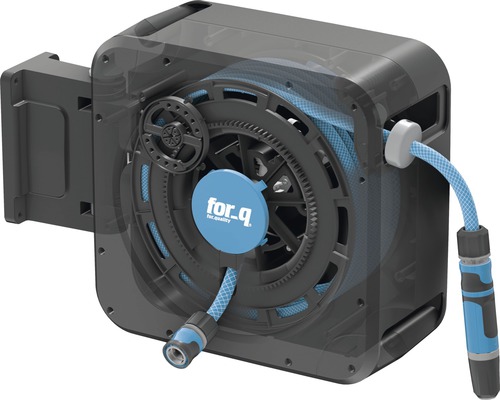 Rulle med trädgårdsslang