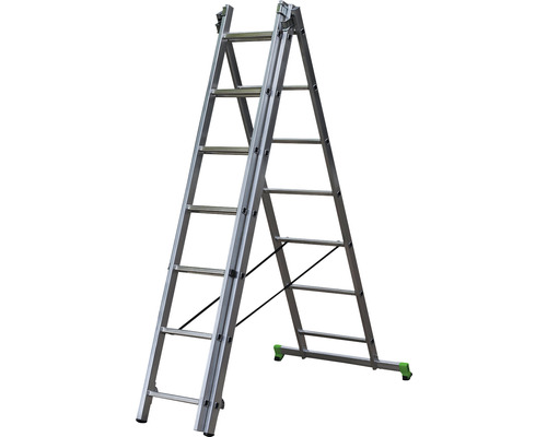 Aluminium multifunktionsstege med steg