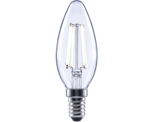 Kronljus FLAIR LED C35 E14 6W(60W) 806lm 4000K neutralvit dimbar klar LED-lampa i droppform