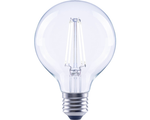 Globlampa FLAIR LED G80 E27 7W(60W) 806lm 4000K neutralvit dimbar klar Klar LED-lampa i globsform