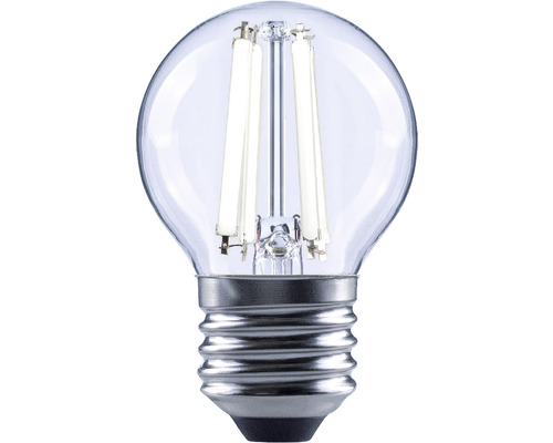 Klotlampa FLAIR LED G45 E27 6W(60W) 806lm 4000K neutralvit dimbar klar Klar LED-lampa med rund form för inomhusbruk