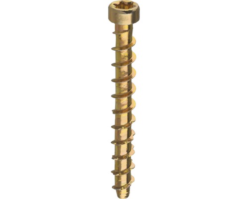 Betongskruv GRABBER CTX 4,5x40mm C1 gulkromerad 200-pack CTX40CH200 Träskruv med invändig sexkantsfattning