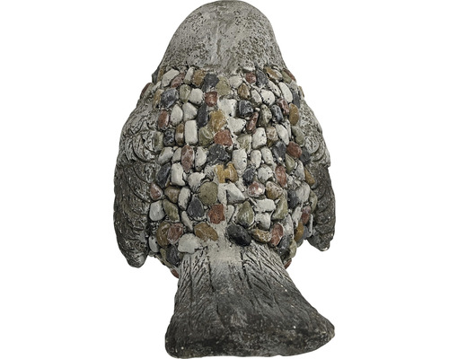 Trädgårdsfigur uggla, bakifrån