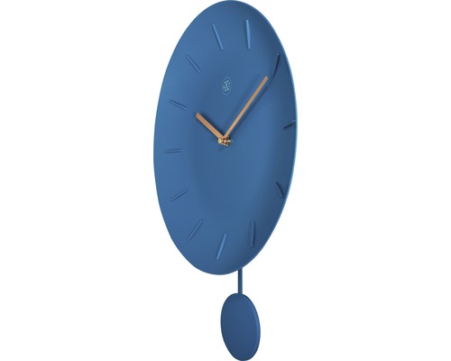 Pendelklocka med rund urtavla och pendel