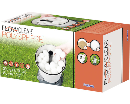 Filterkulor BESTWAY® Flowclear™ Polysphere™ 500g Filterkulor BESTWAY® Flowclear™ Polysphere™ 500g